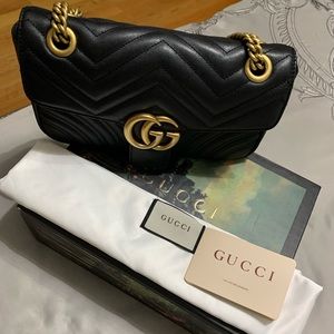 Authentic Gucci Marmont Flap Bag
